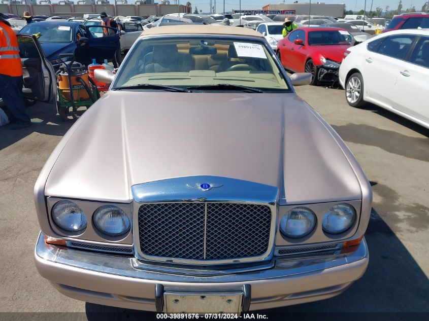 2000 Bentley Azure VIN: SCBZK14E9YCX62012 Lot: 39891576