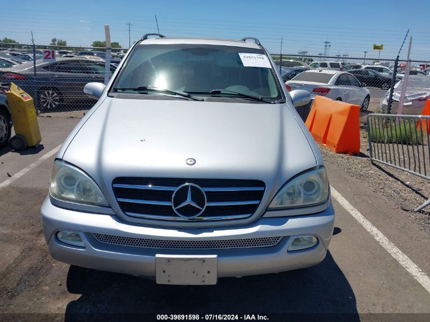 2002 Mercedes-Benz Ml 500 VIN: 4JGAB75EX2A358923 Lot: 39891598