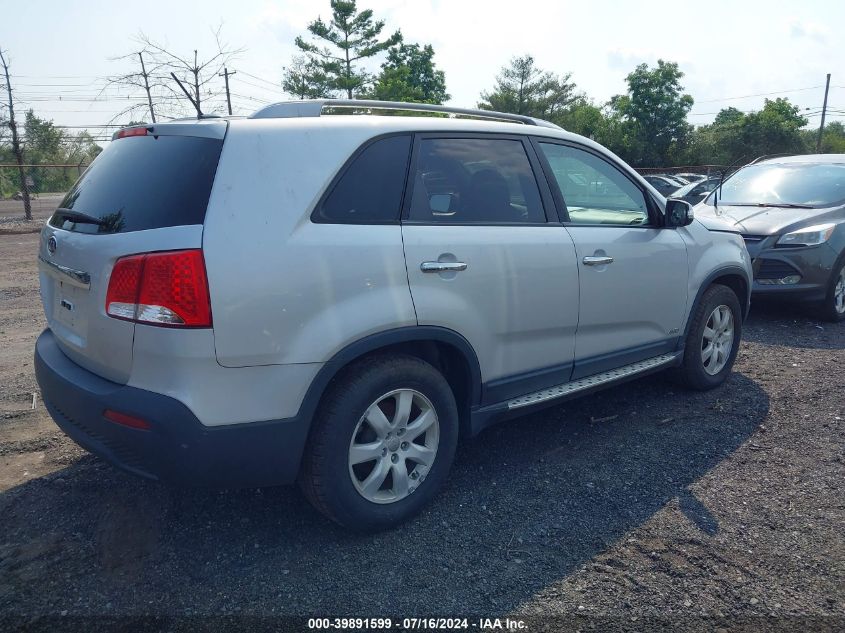 2013 Kia Sorento Lx V6 VIN: 5XYKTDA2XDG359217 Lot: 39891599