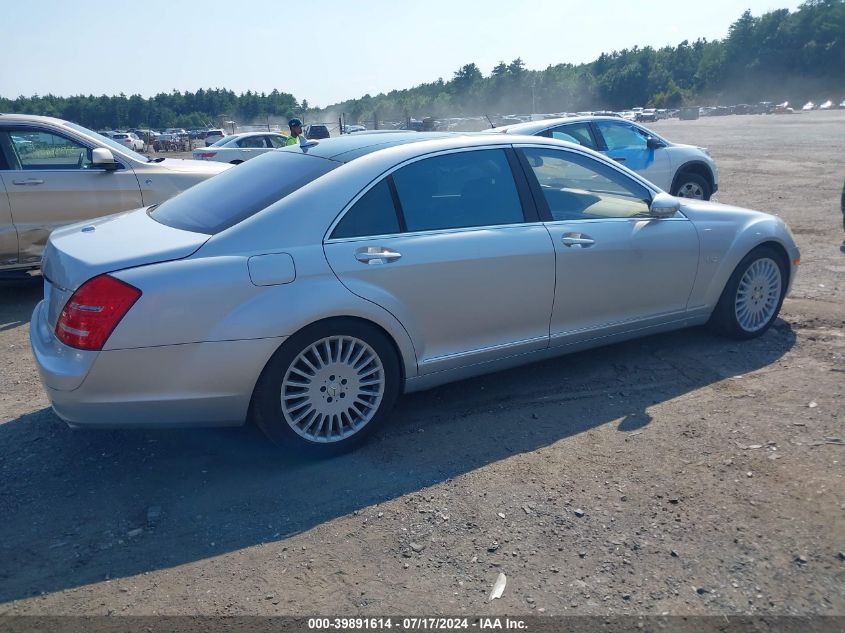 WDDNG76X47A071565 | 2007 MERCEDES-BENZ S 600