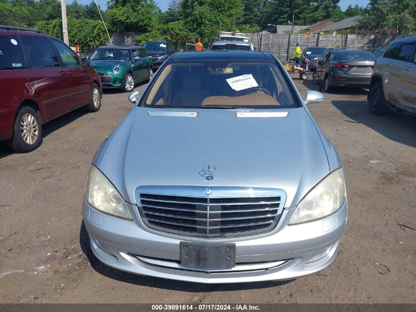 WDDNG76X47A071565 | 2007 MERCEDES-BENZ S 600