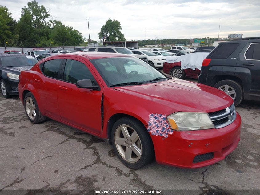 2013 DODGE AVENGER SE - 1C3CDZAB6DN535708