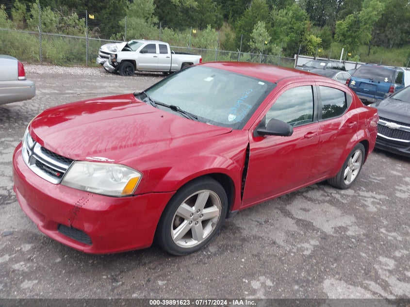 2013 DODGE AVENGER SE - 1C3CDZAB6DN535708