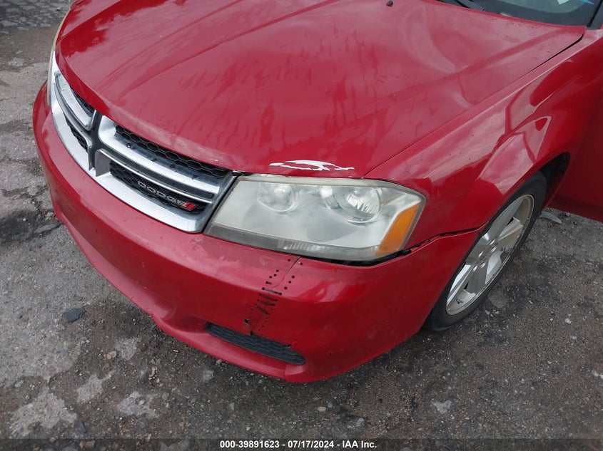 2013 DODGE AVENGER SE - 1C3CDZAB6DN535708