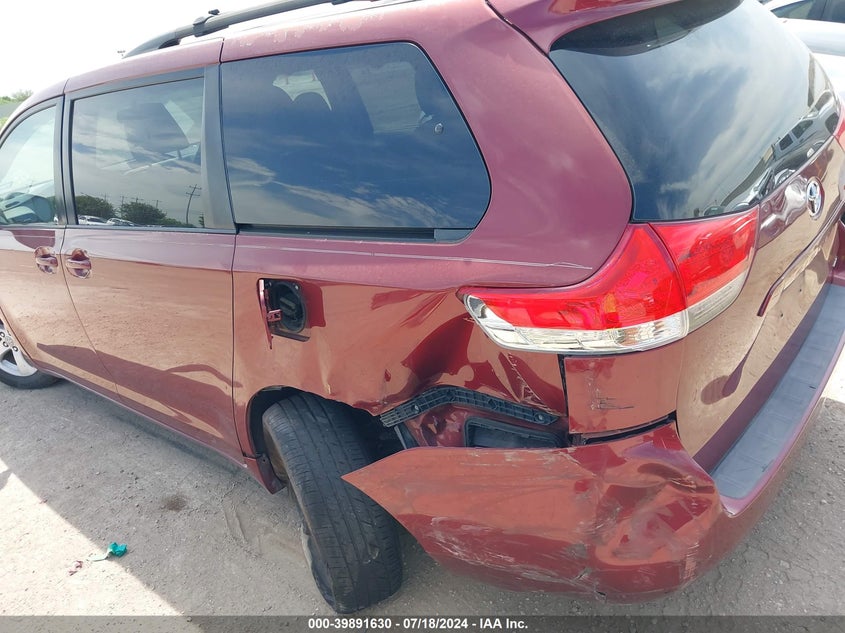 2011 Toyota Sienna Le V6 VIN: 5TDKK3DC9BS063591 Lot: 39891630