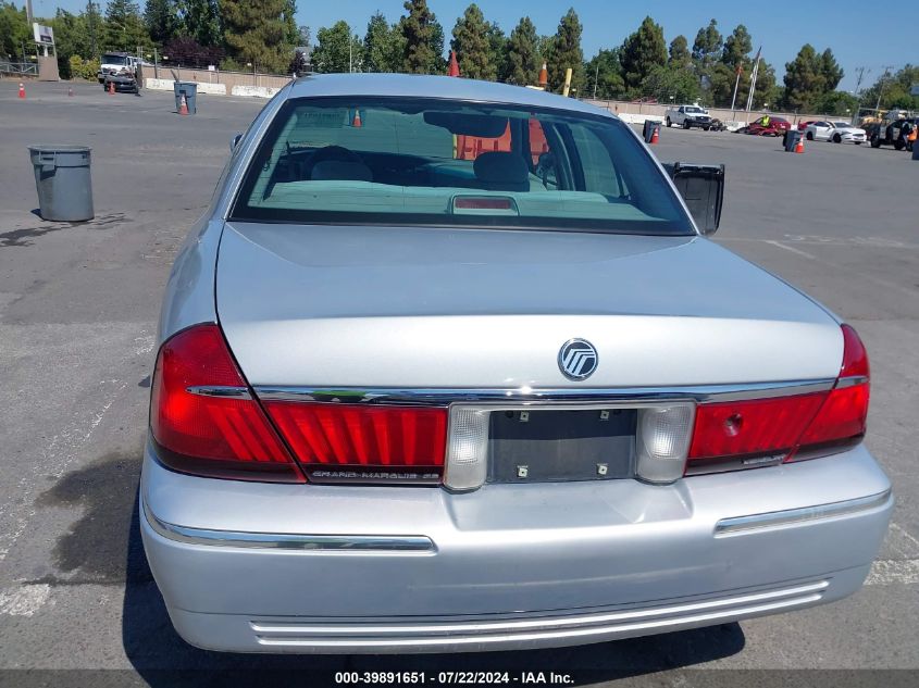 1999 Mercury Grand Marquis Gs VIN: 2MEFM74W5XX610248 Lot: 39891651