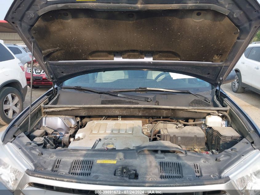 2012 Toyota Highlander Se VIN: 5TDBK3EH5CS117576 Lot: 39891672