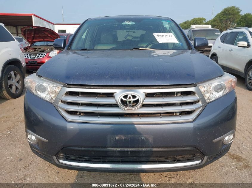 2012 Toyota Highlander Se VIN: 5TDBK3EH5CS117576 Lot: 39891672