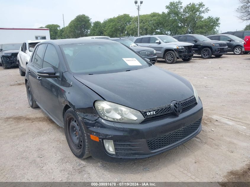 2013 Volkswagen Gti 4-Door VIN: WVWHV7AJ4DW040881 Lot: 39891678