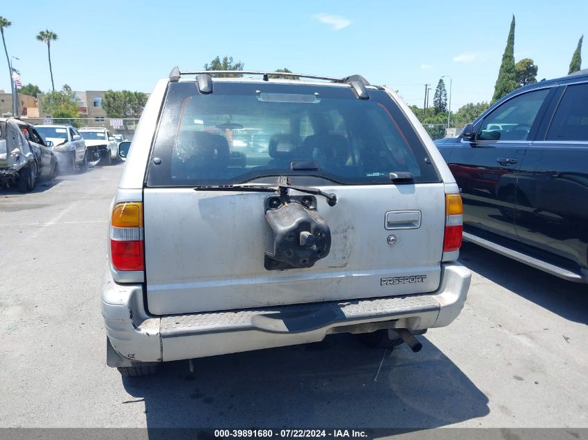 1999 Honda Passport Ex/Lx VIN: 4S6CK58W1X4426007 Lot: 39891680