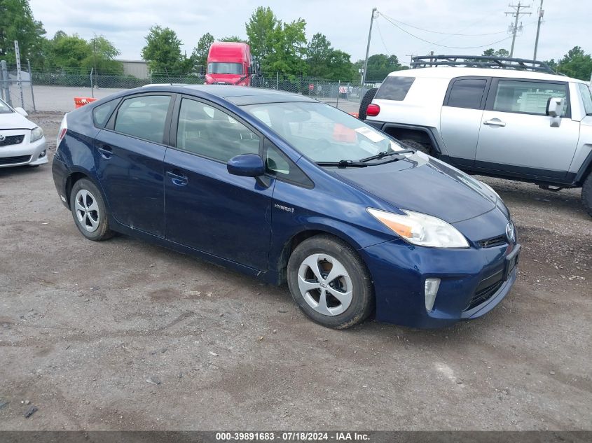 2012 Toyota Prius Four VIN: JTDKN3DU6C1593290 Lot: 39891683