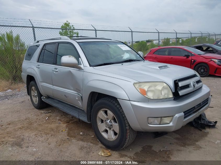 2003 Toyota 4Runner Limited V6 VIN: JTEZU17R338004082 Lot: 39891688