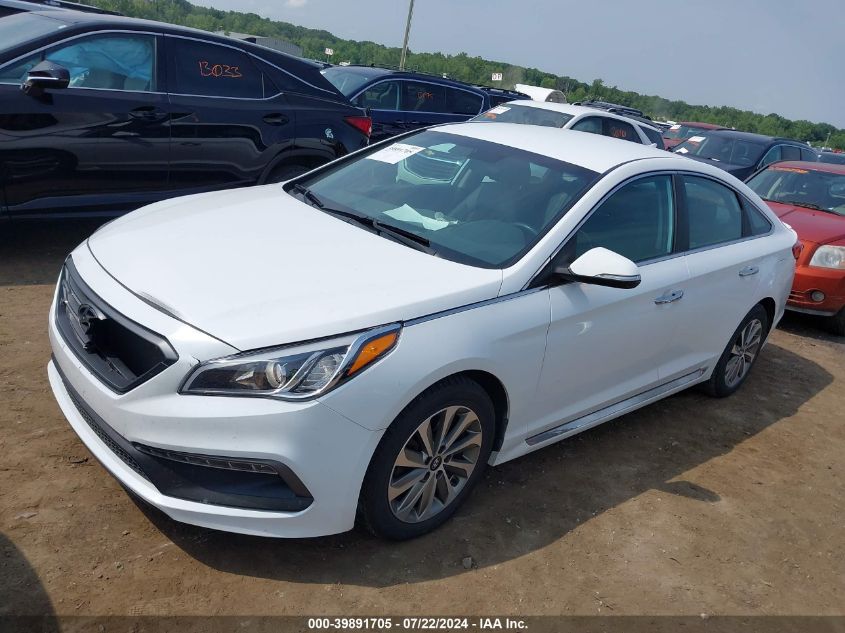 5NPE34AF5GH315266 2016 HYUNDAI SONATA - Image 2