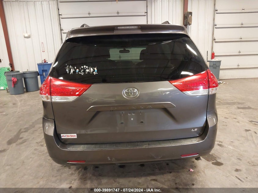 2013 Toyota Sienna Le V6 8 Passenger VIN: 5TDKK3DC6DS389500 Lot: 39891747