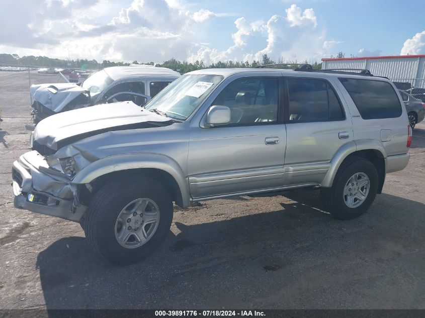 2000 Toyota 4Runner Limited VIN: JT3GN87R6Y0167532 Lot: 39891776