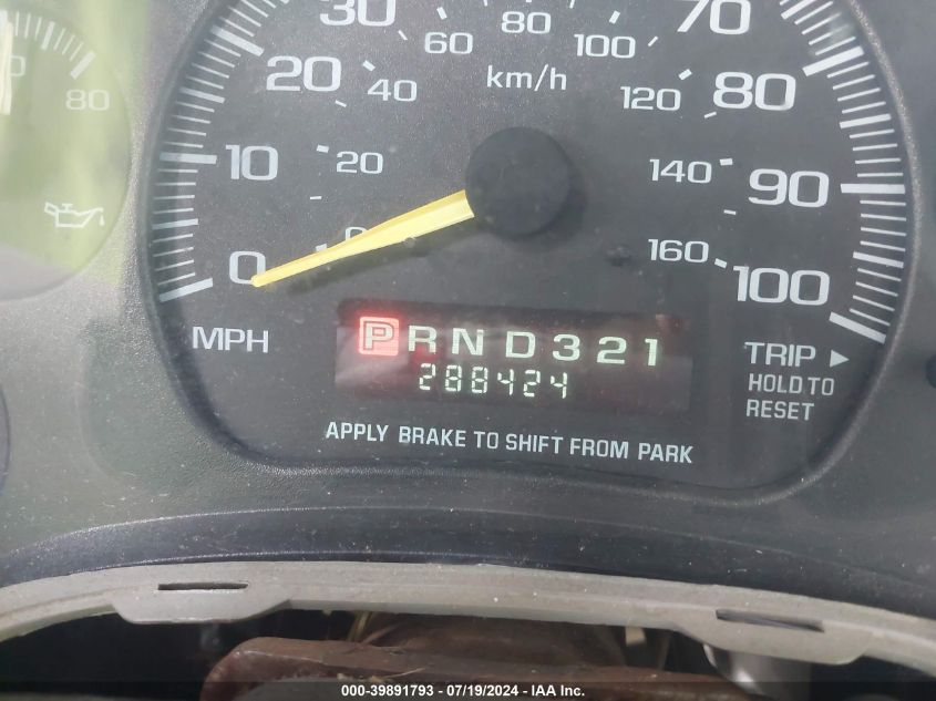 2000 Chevrolet Astro VIN: 1GNDM19WXYB174748 Lot: 39891793