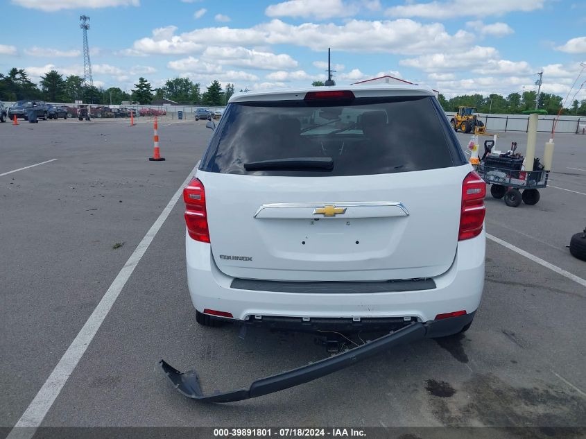 2017 Chevrolet Equinox Ls VIN: 2GNALBEK7H1567721 Lot: 39891801