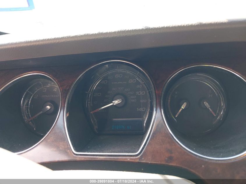 2010 Ford Taurus Sel VIN: 1FAHP2EW9AG140702 Lot: 39891804