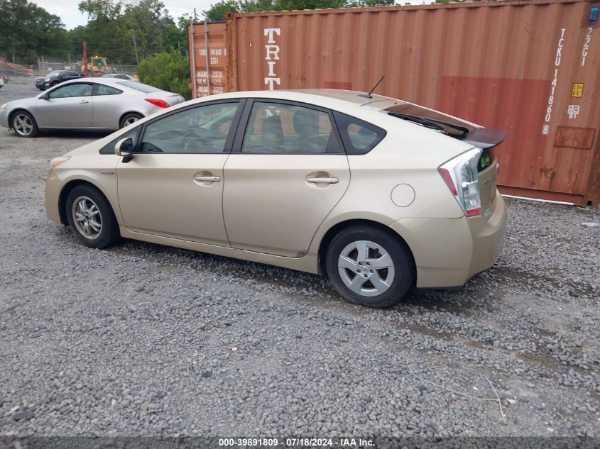 JTDKN3DU7B1373302 | 2011 TOYOTA PRIUS