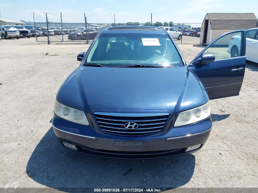 2006 Hyundai Azera Limited/Se VIN: KMHFC46F56A119844 Lot: 39891826