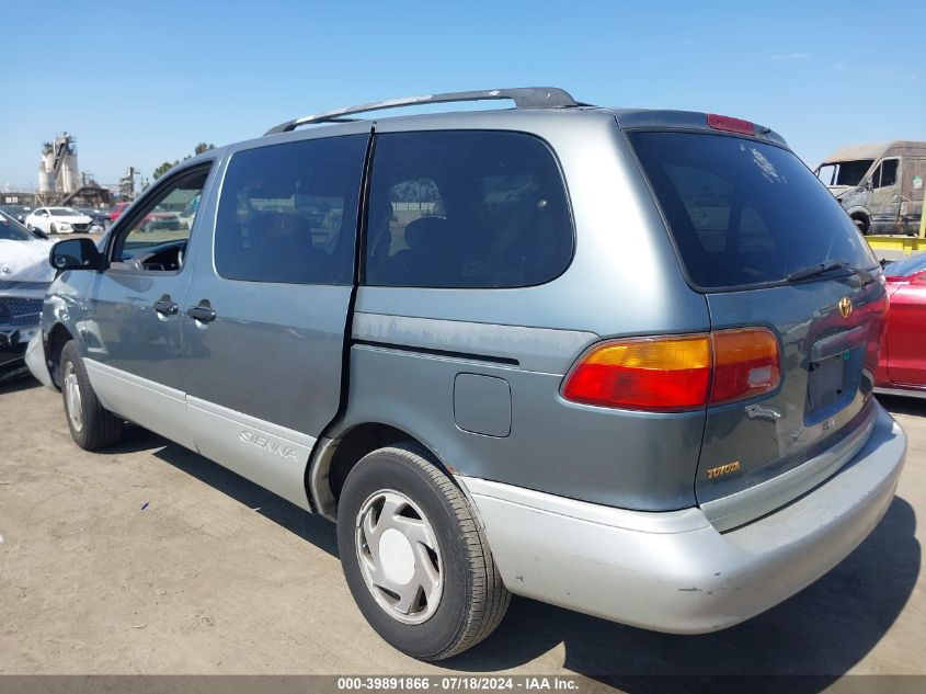 1999 Toyota Sienna Xle VIN: 4T3ZF13C3XU105123 Lot: 39891866