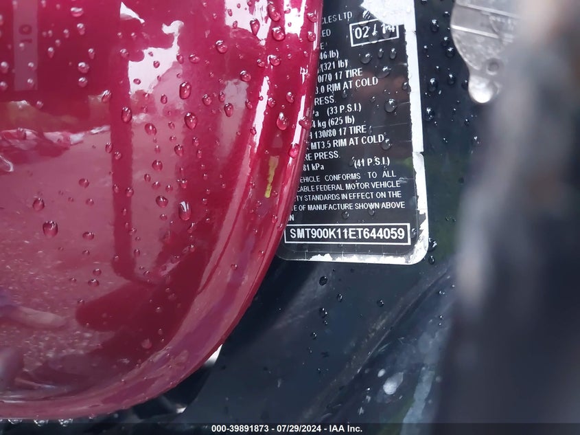 2014 TRIUMPH MOTORCYCLE BONNEVILLE - SMT900K11ET644059