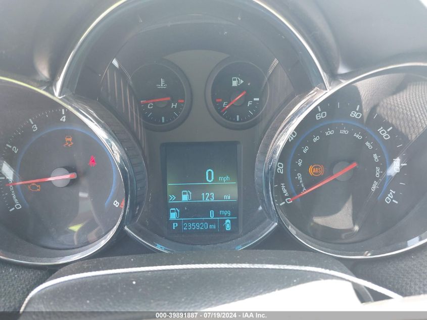 2012 Chevrolet Cruze 1Lt VIN: 1G1PF5SC7C7321197 Lot: 39891887