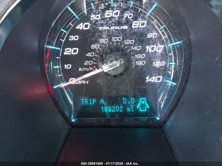 2011 Ford Taurus Se VIN: 1FAHP2DW9BG157695 Lot: 39891898