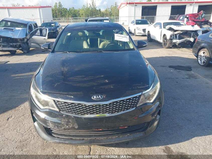 2018 Kia Optima Ex VIN: 5XXGU4L31JG230937 Lot: 39891920
