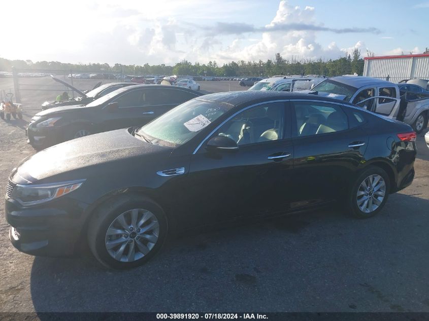 2018 Kia Optima Ex VIN: 5XXGU4L31JG230937 Lot: 39891920