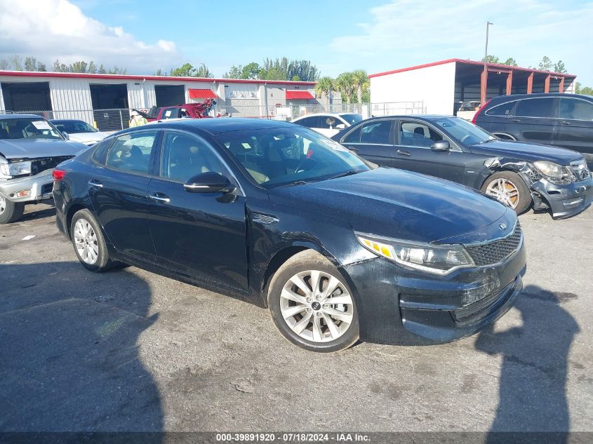 2018 Kia Optima Ex VIN: 5XXGU4L31JG230937 Lot: 39891920