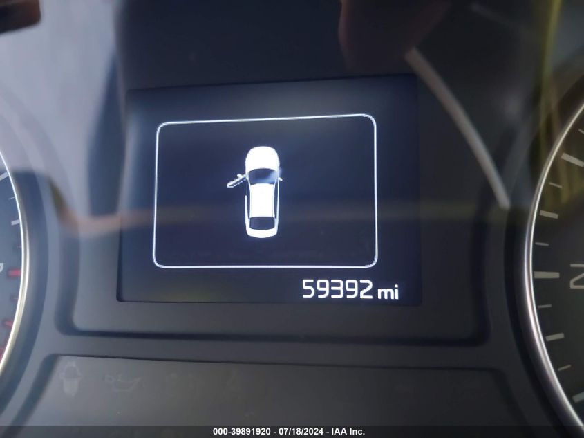 2018 Kia Optima Ex VIN: 5XXGU4L31JG230937 Lot: 39891920