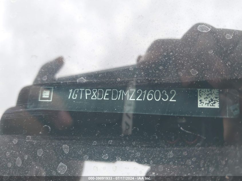 2021 GMC Sierra C1500 Slt VIN: 1GTP8DED1MZ216032 Lot: 39891933