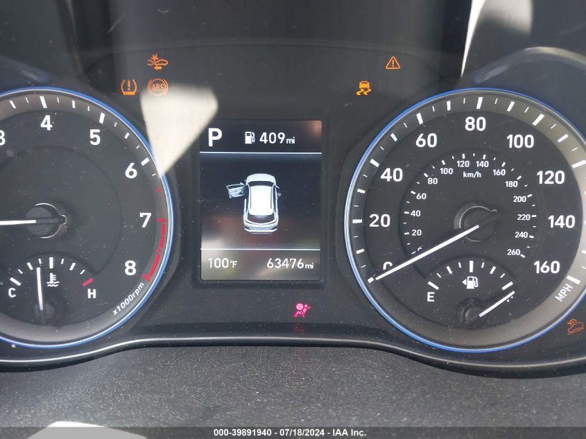 2021 Hyundai Kona Se VIN: KM8K12AA1MU613358 Lot: 39891940