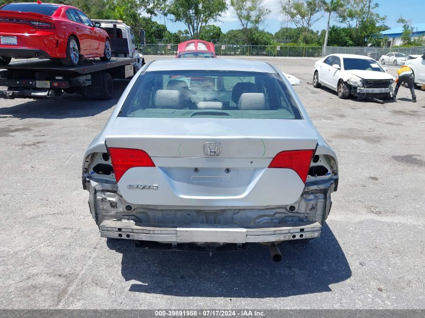 2007 Honda Civic Lx VIN: 1HGFA16537L036663 Lot: 39891958