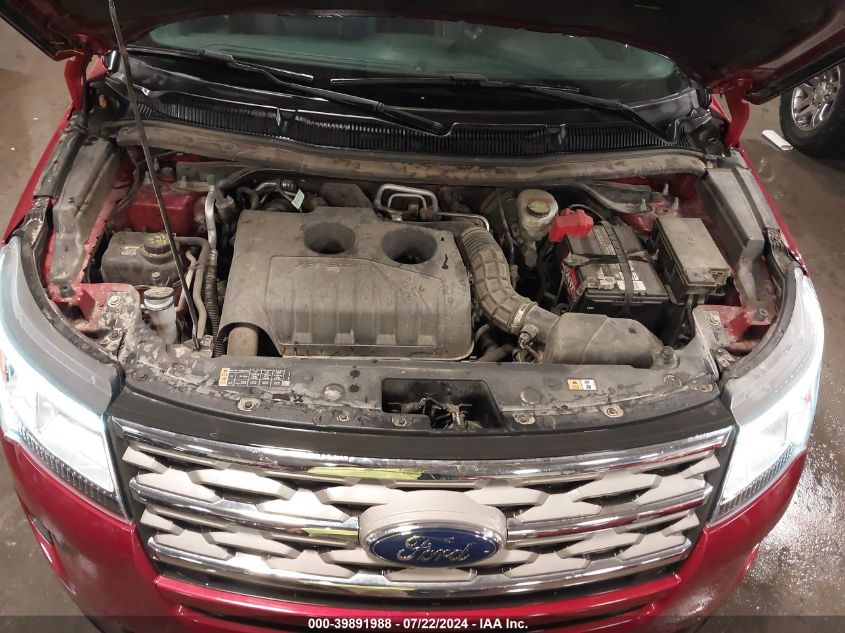 2018 Ford Explorer Xlt VIN: 1FM5K8DH0JGB31402 Lot: 39891988