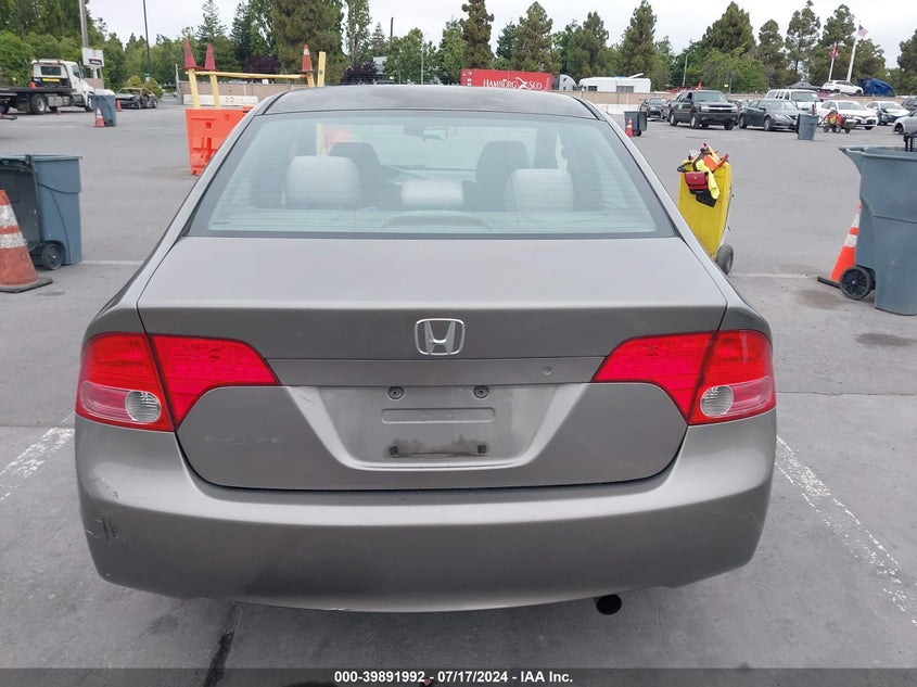 2007 Honda Civic Lx VIN: 2HGFA16527H310240 Lot: 39891992
