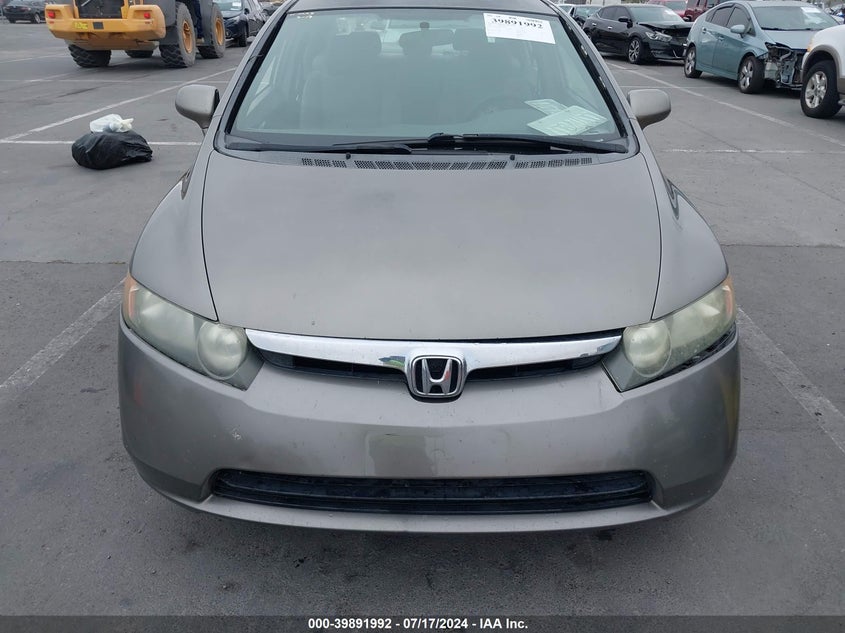 2007 Honda Civic Lx VIN: 2HGFA16527H310240 Lot: 39891992