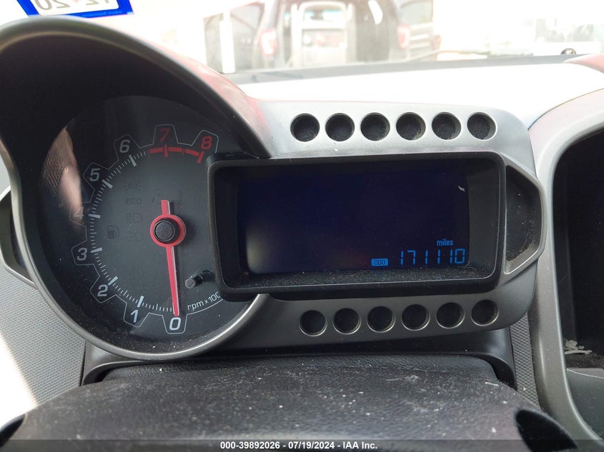 2013 Chevrolet Sonic Lt Auto VIN: 1G1JC6SHXD4101345 Lot: 39892026