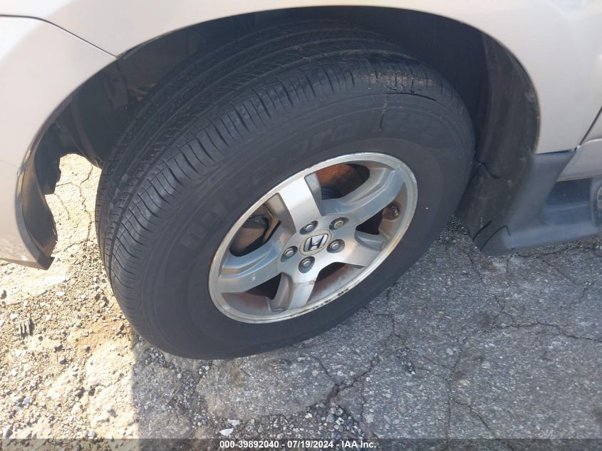 2006 Honda Pilot Ex VIN: 2HKYF18406H546324 Lot: 39892040