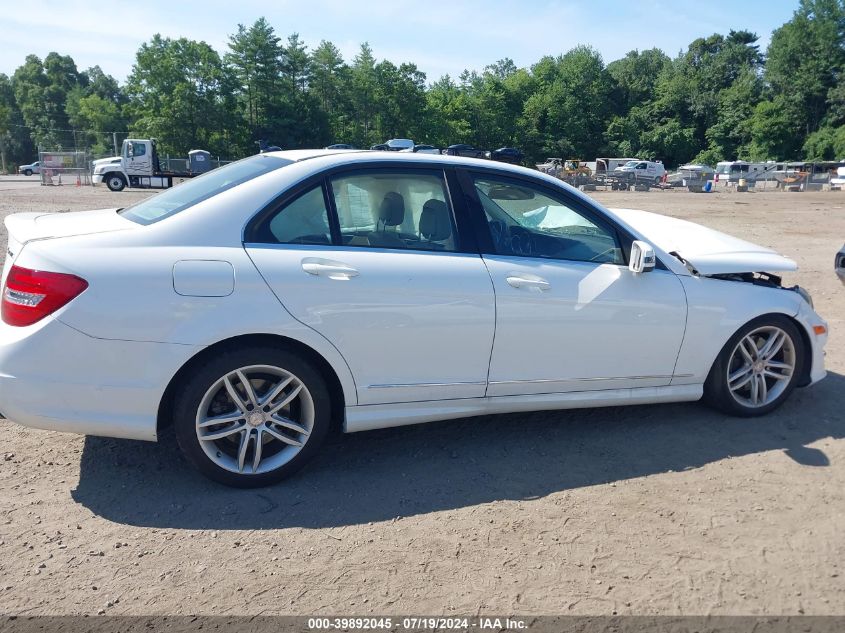 2013 Mercedes-Benz C 300 4Matic VIN: WDDGF8AB2DR287182 Lot: 39892045