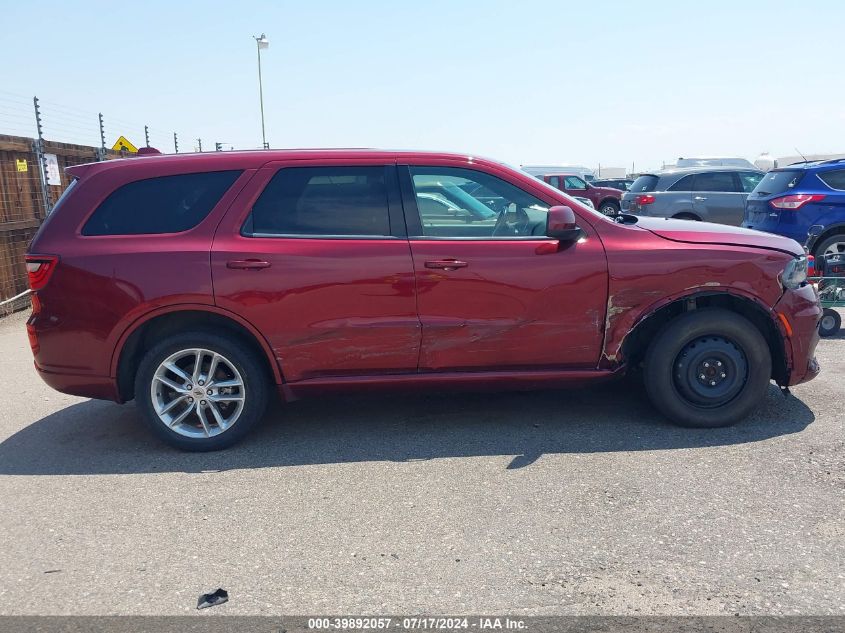 2021 Dodge Durango Gt Awd VIN: 1C4RDJDG2MC644936 Lot: 39892057