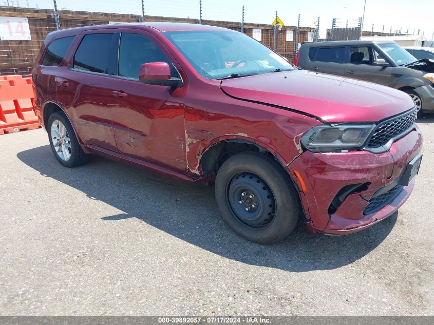 2021 Dodge Durango Gt Awd VIN: 1C4RDJDG2MC644936 Lot: 39892057