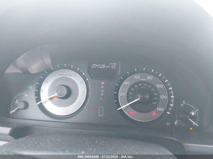 2012 Honda Odyssey Ex-L VIN: 5FNRL5H64CB055738 Lot: 39892059