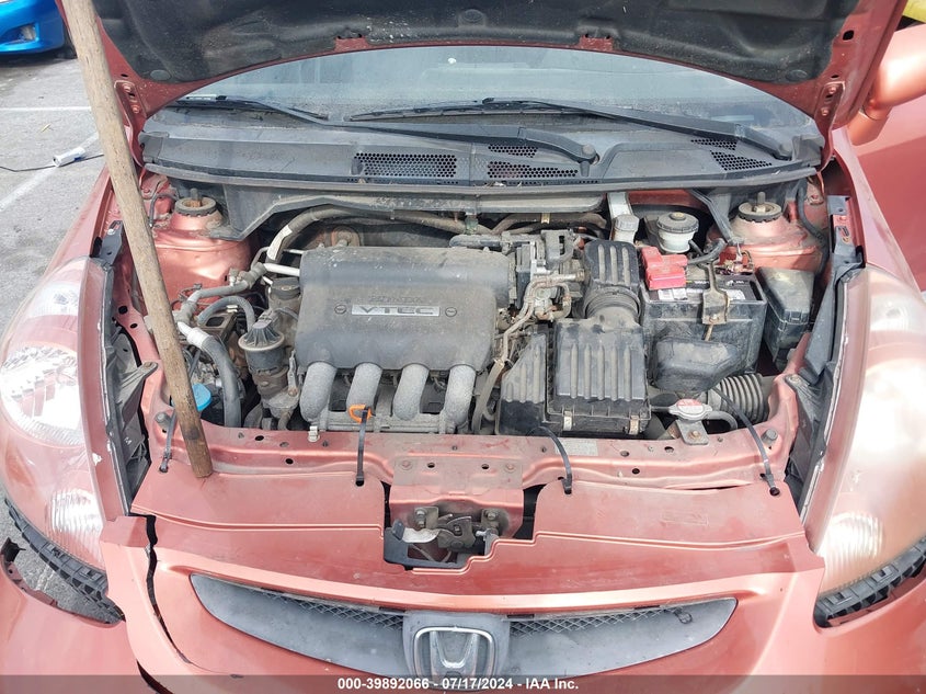 2008 Honda Fit Sport VIN: JHMGD376X8S033407 Lot: 39892066