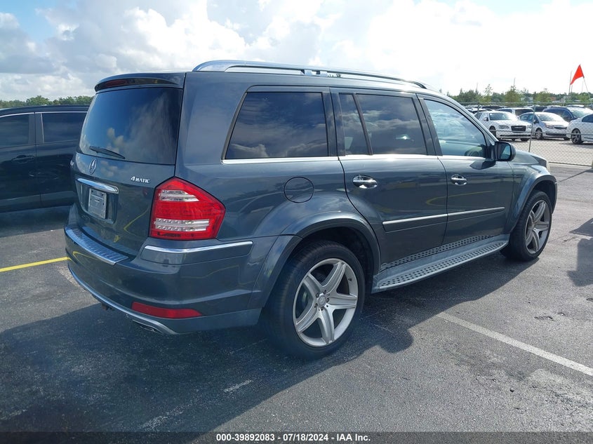 2010 Mercedes-Benz Gl 550 4Matic VIN: 4JGBF8GE8AA587465 Lot: 39892083