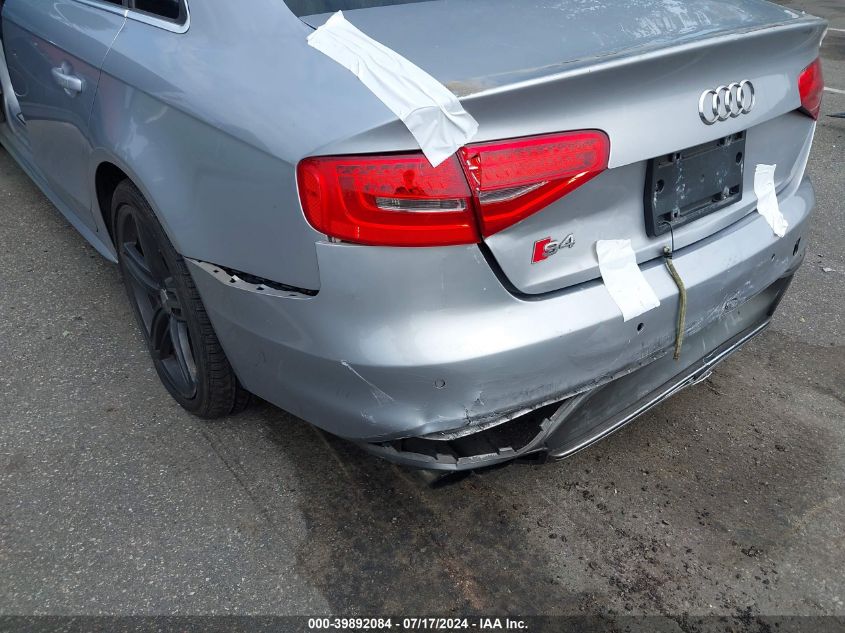 2015 Audi S4 3.0T Premium Plus VIN: WAUBGAFL3FA022148 Lot: 39892084