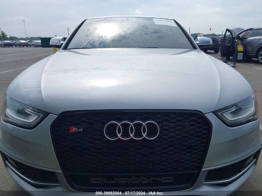 2015 Audi S4 3.0T Premium Plus VIN: WAUBGAFL3FA022148 Lot: 39892084