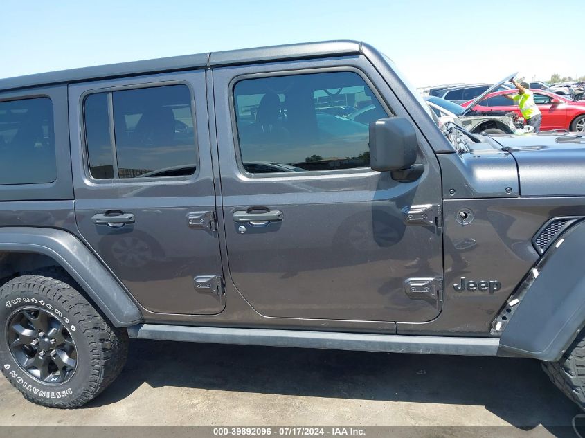 2020 Jeep Wrangler Unlimited Willys 4X4 VIN: 1C4HJXDN5LW208259 Lot: 39892096