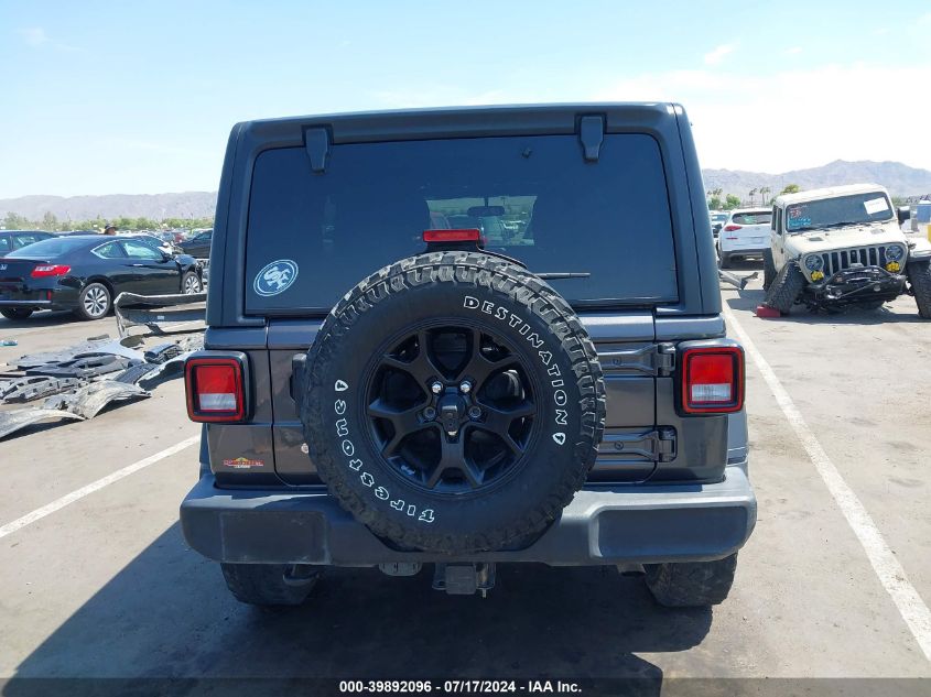 2020 Jeep Wrangler Unlimited Willys 4X4 VIN: 1C4HJXDN5LW208259 Lot: 39892096